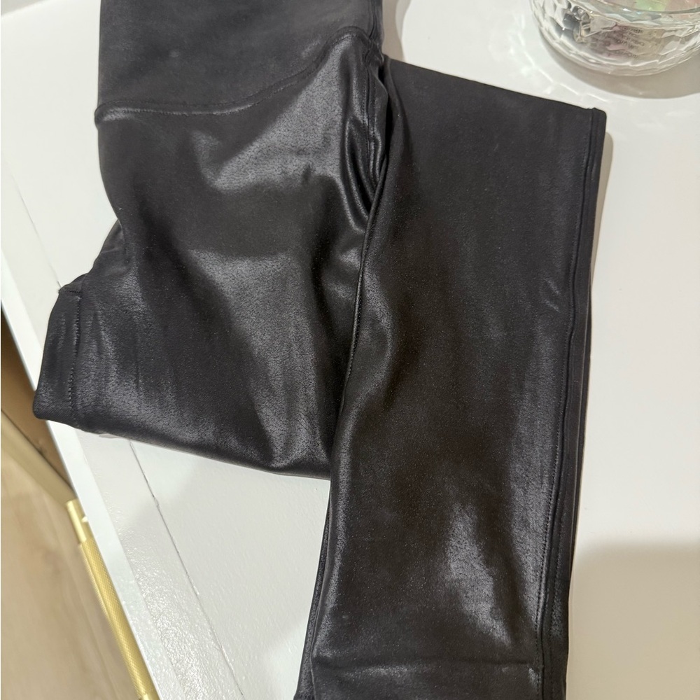 SPANX faux leather Leggings